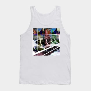 maza in city mapping park landscape collage Tank Top